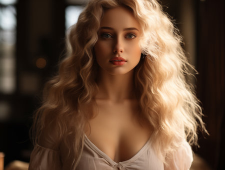 portrait of a woman.の素材