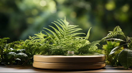 concept of green cosmetics.の素材