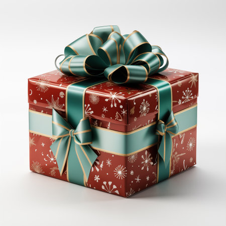 red gift box.の素材