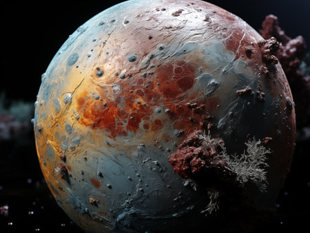 planet in the cosmos.の素材