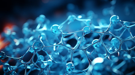 chemical blue compound.の素材