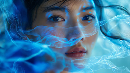 young asian woman.の素材