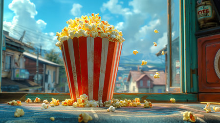 The popcorn bucket.の素材