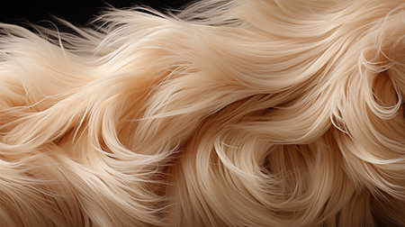 close up of hair.の素材