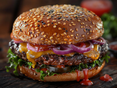 big tasty burger.の素材