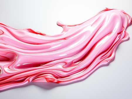 pink paint splash.の素材