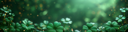 St. Patrick's Day green background.の素材