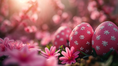 Easter backgrounds.の素材