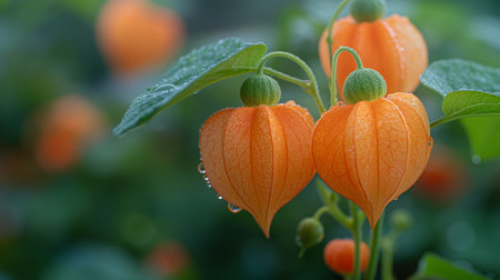 growing physalis.の素材