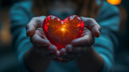 heart in hands.の素材