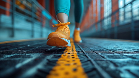 person working on a bridge.の素材