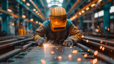 welder at work.の素材