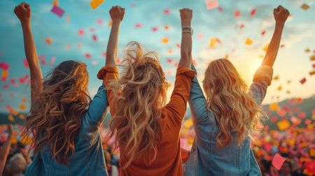 girl in a party.の素材