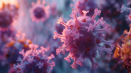 COVID virus.の素材