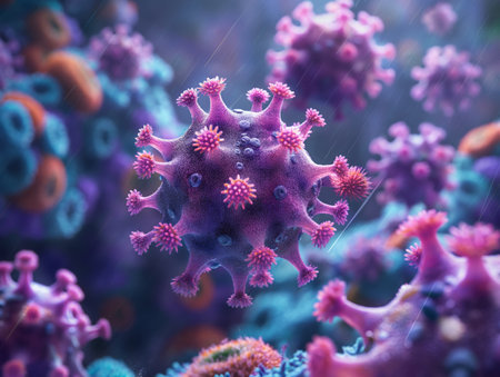 COVID virus.の素材