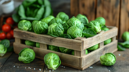 Brussels sprouts.の素材