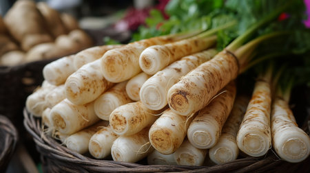 horseradish on the table.の素材