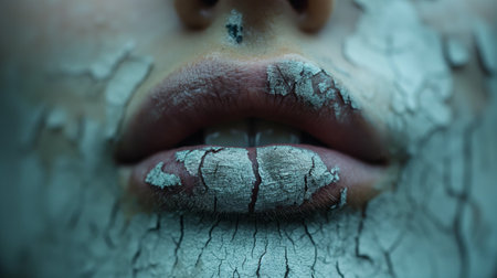 close up of lips.の素材