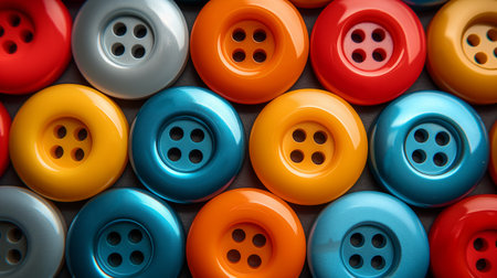 colorful buttons.の素材