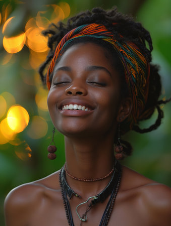 happy smiling woman.の素材