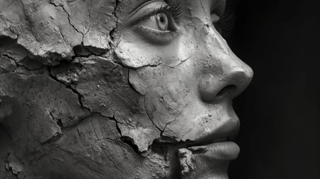 face of a person.の素材