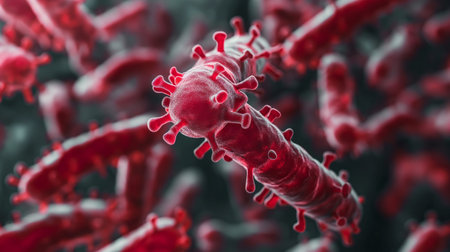 Tuberculosis (TB) medical background.の素材