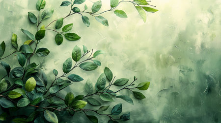 sage green background.の素材