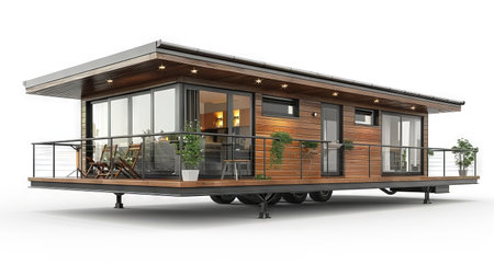 house on wheels.の素材