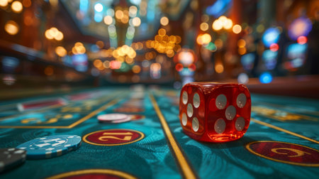 playing dices.の素材