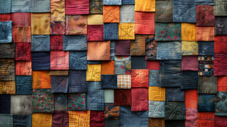 abstract colorful mosaic background.の素材