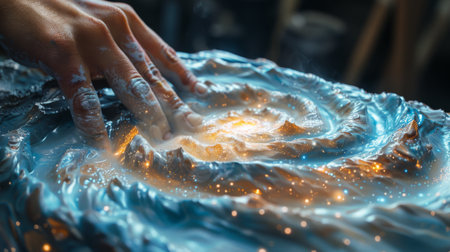 space galaxy background.の素材