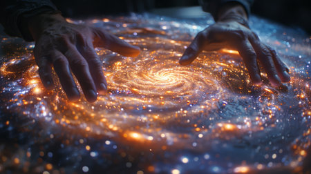 space galaxy background.の素材