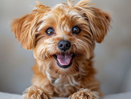 very cute little poodle.の素材