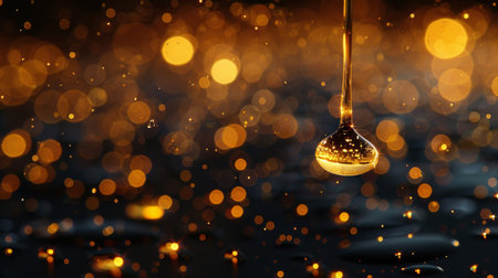 gold shiny lights.の素材