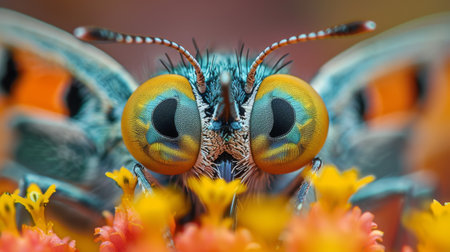 macro life of dragonfly.の素材