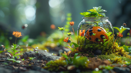 micro world, concept.の素材