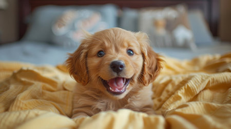 cute funny dog.の素材