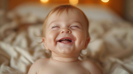 happy smiling child.の素材