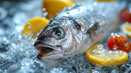 fish on ice.の素材