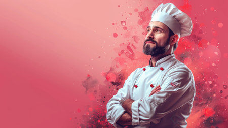 portrait of a chef.の素材