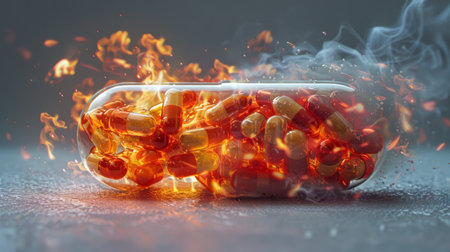 concept for advertising medicine.の素材