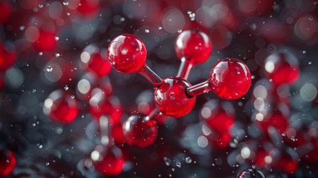 Hydrogen molecules.の素材