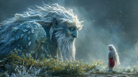 fairy tale about big troll.の素材