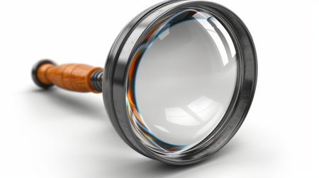 magnifying glass.の素材