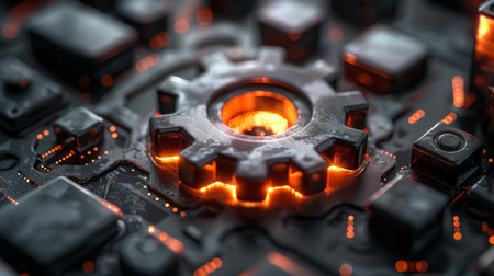 metal mechanical gear.の素材