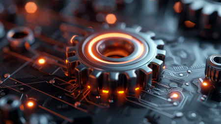 metal mechanical gear.の素材