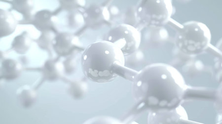 white molecule.の素材