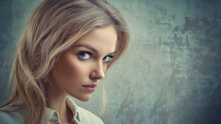 portrait of a woman.の素材