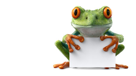 red eyed tree frog.の素材