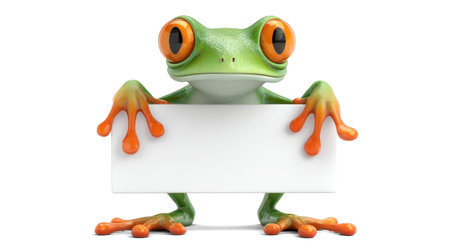 red eyed tree frog.の素材